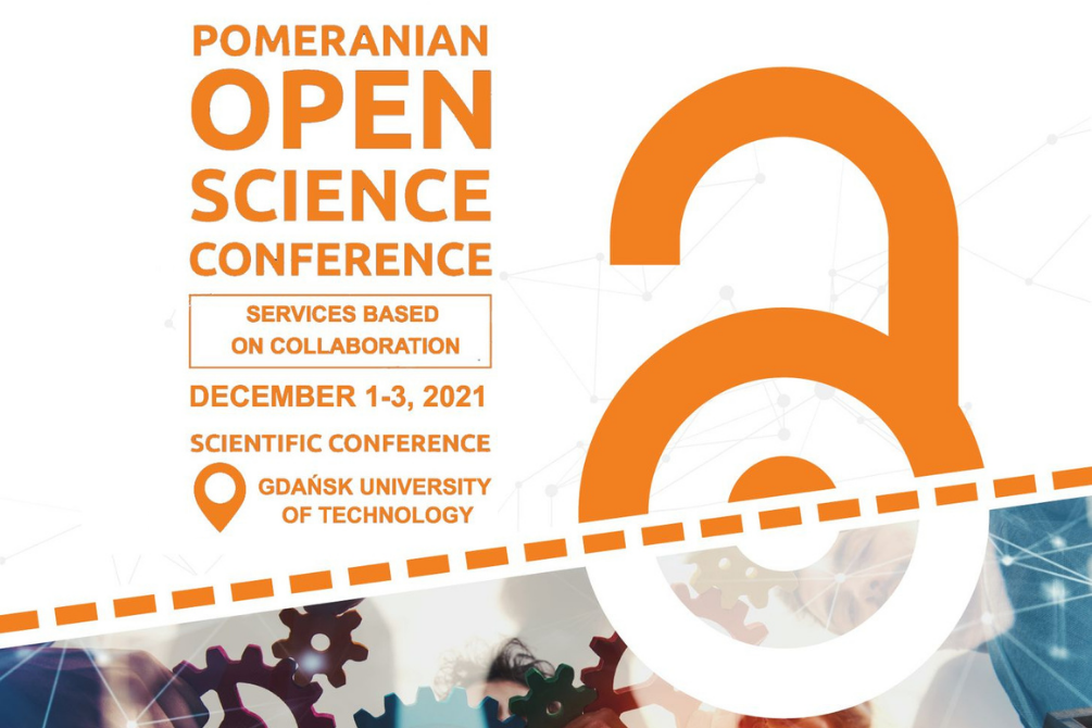 plakat zapowiadający Pomorską Konferencję Open Science 2021