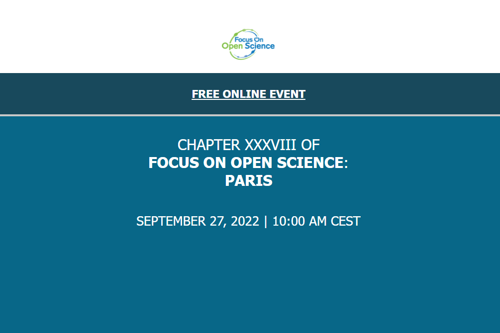 Chapter XXXVIII of Focus on Open Science: PARIS
