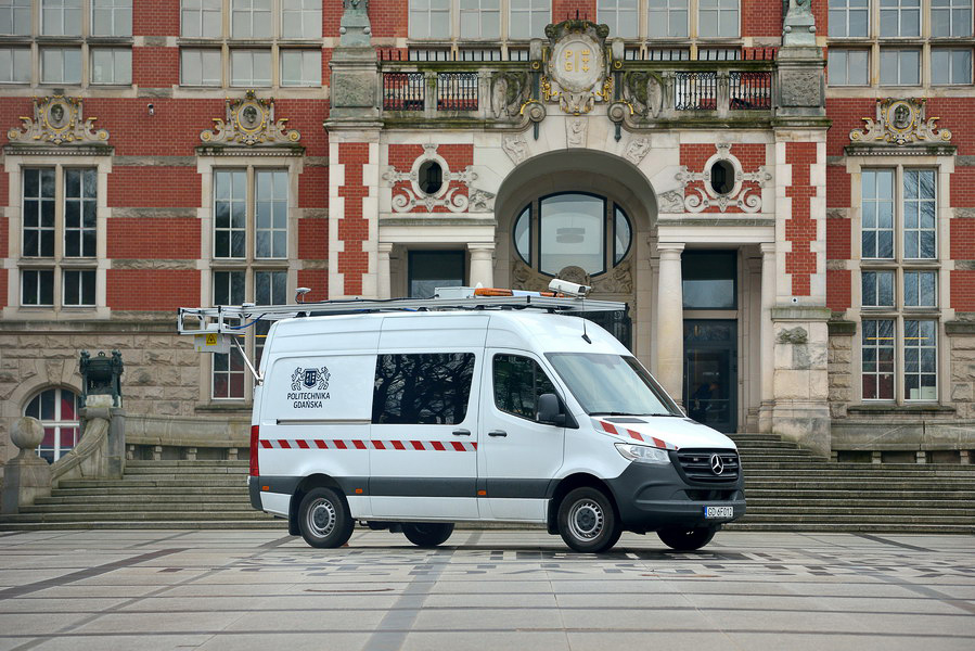 A unique inspection vehicle to help researchers develop road