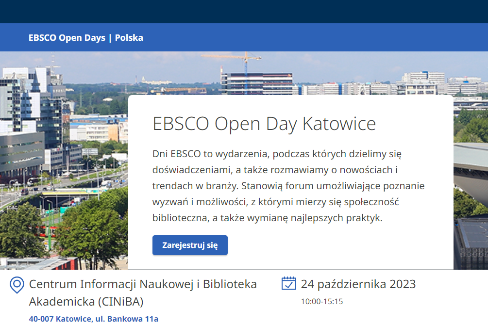 EBSCO Open Day Katowice
