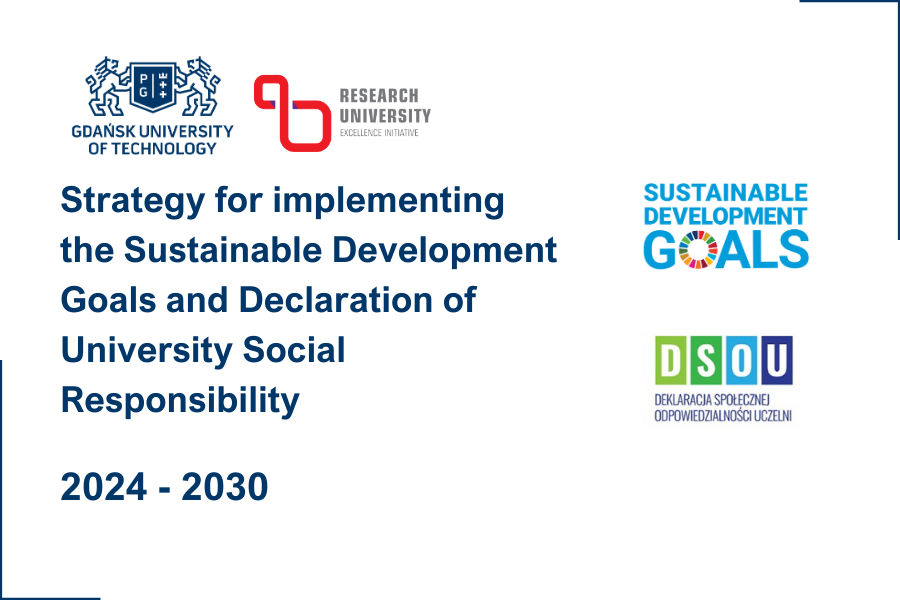 Strategy for implementing the SDG and USR | Gdańsk University of Technology