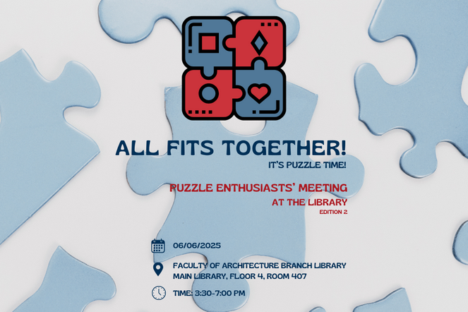All Fits Together! Puzzle Enthusiasts’ Meeting at the Library. Edition 2