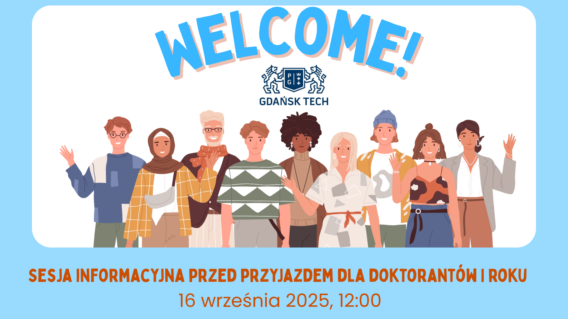 Uśmiechnięci młodzi ludzie