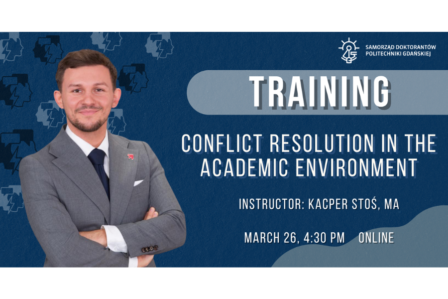Conflict resolution in the academic environment - training (26.03.2026 ...