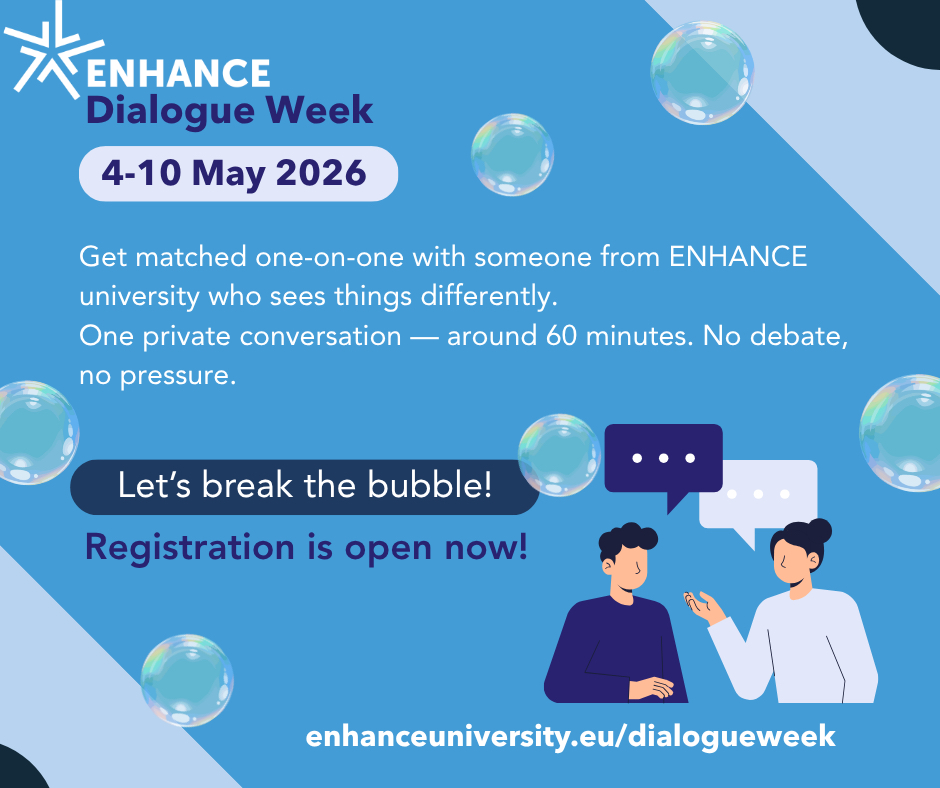 ENHANCE Dialogue Week 2026. Zaproszenie do udziału | Politechnika Gdańska