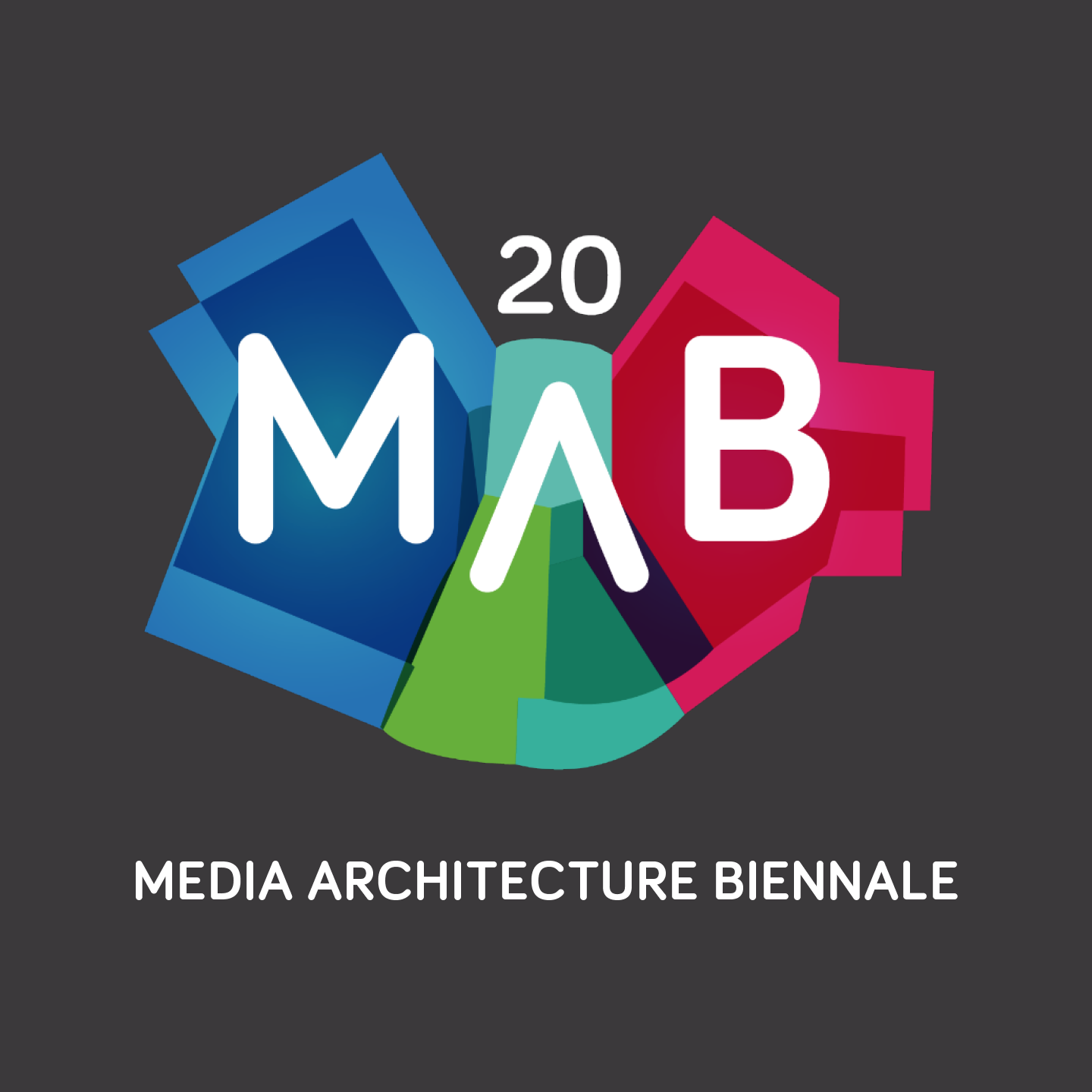Logo konferencji Media Architecture Biennale 20