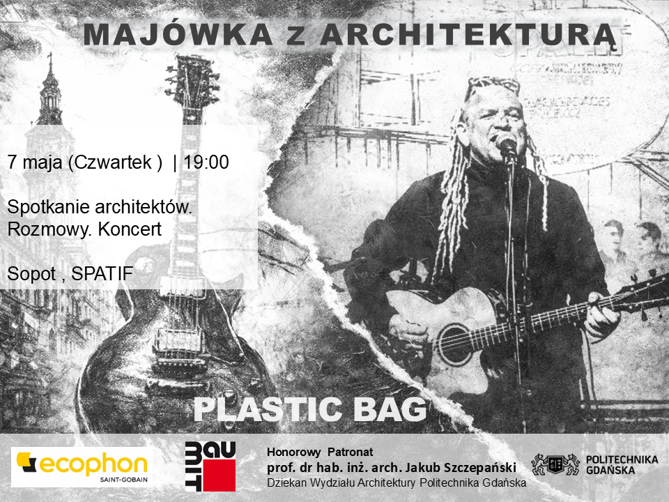 zaproszenie na koncert plastic bag 07.05 klub Spatif Sopot