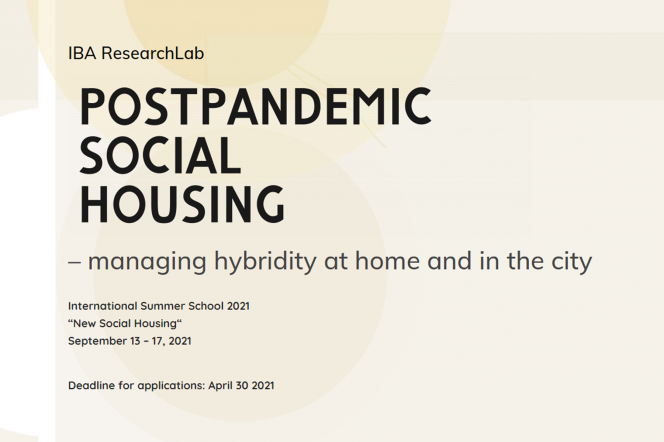 Informacje o kursie Postpandemic Social Housing