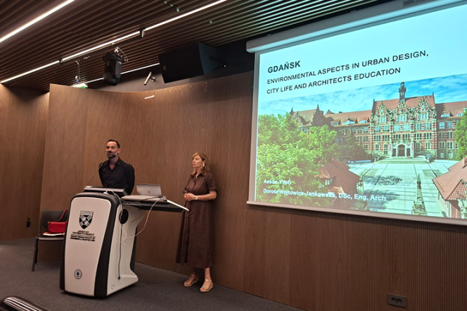 Lecture titled “GDAŃSK – Environmental Aspects in Urban Design, City Life and Architects Education” delivered by Assoc. Prof. Dorota Wojtowicz-Jankowska, PhD Eng. Arch., during her visit to Beirut