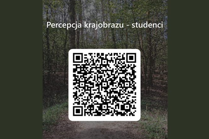 Kod QR do ankiety dla studentów