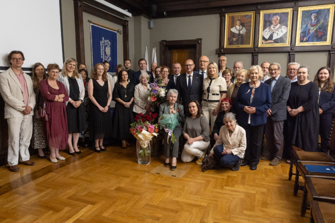 Uczestnicy spotkania ogólnego Towarzystwa Urbanistów Polskich współorganizowanego przez Wydział Architektury PG, z dr inż arch Barbarą Bańkowską foto Łukasz Głowala