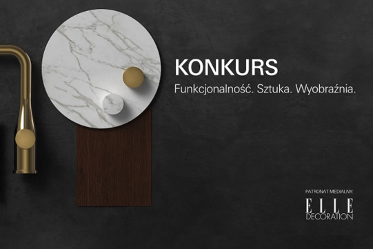 Plakat konkursu Funkcjonalność. Sztuka. Wyobraźnia.