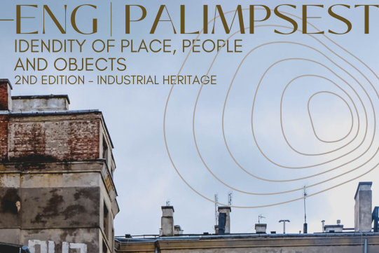 Grafika informacyjna o warsztatach mistrzowskich Palimpsest / Informational cover photo about Palimpsest master workshop