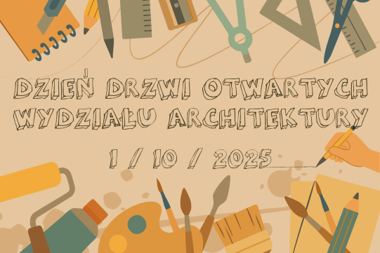 Drzwi otwarte na WAPG - plakat informujący o wydarzeniu, które odbędzie się 1 października 2025 roku