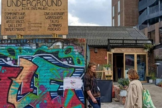 zdjęcie Creative Industry Zone z Hackney Wick dzielnicy wschodniego Londynu 9, której będzie dotyczyć wykład