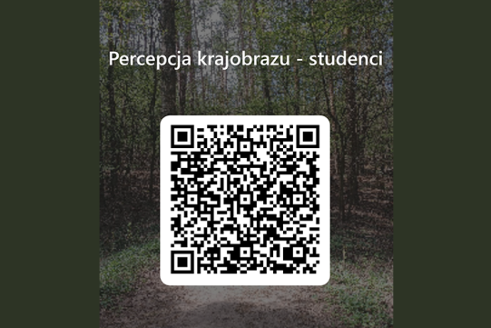 Kod QR do ankiety dla studentów