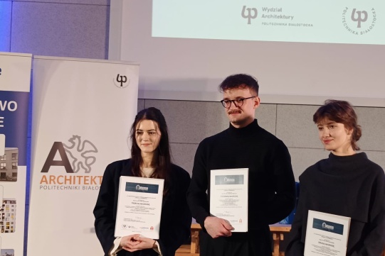 Winners of the “Wood in Architecture” competition – Alicja Kaźmierczak, Robert Machura, Zofia Konarowska