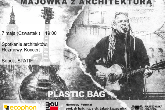 zaproszenie wydziału architektury na koncert plastig bag