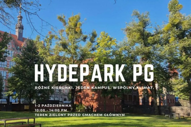 park przed kampusem
