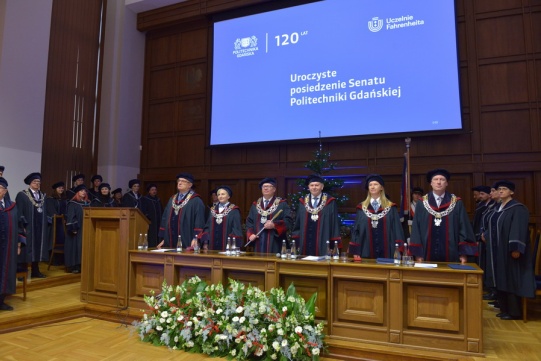 Ceremonial Session of the Senate of Gdańsk University of Technology