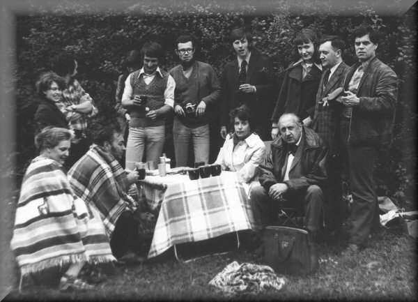 Piknik na Kaszubach (26 V 1975) Zespołu Si-Org przy okazji nadania tytułu i godności doktora honoris causa Politechniki Gdańskiej prof. dr M. G. Voronkov