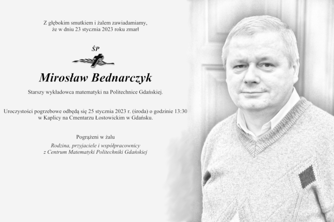 Mirosław Bednarczyk - pożegnanie