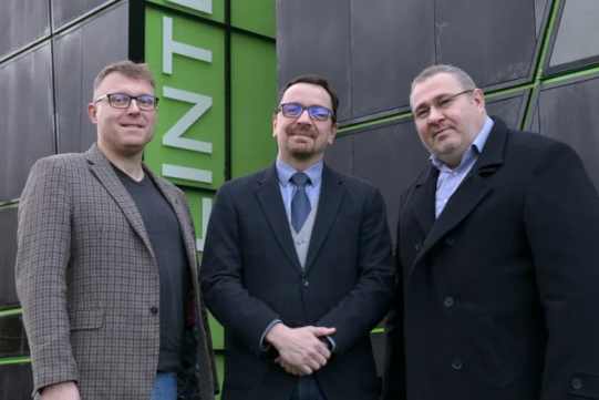 prof. Sebastian Molin, prof. Robert Małkowski oraz prof. Jacek Gębicki