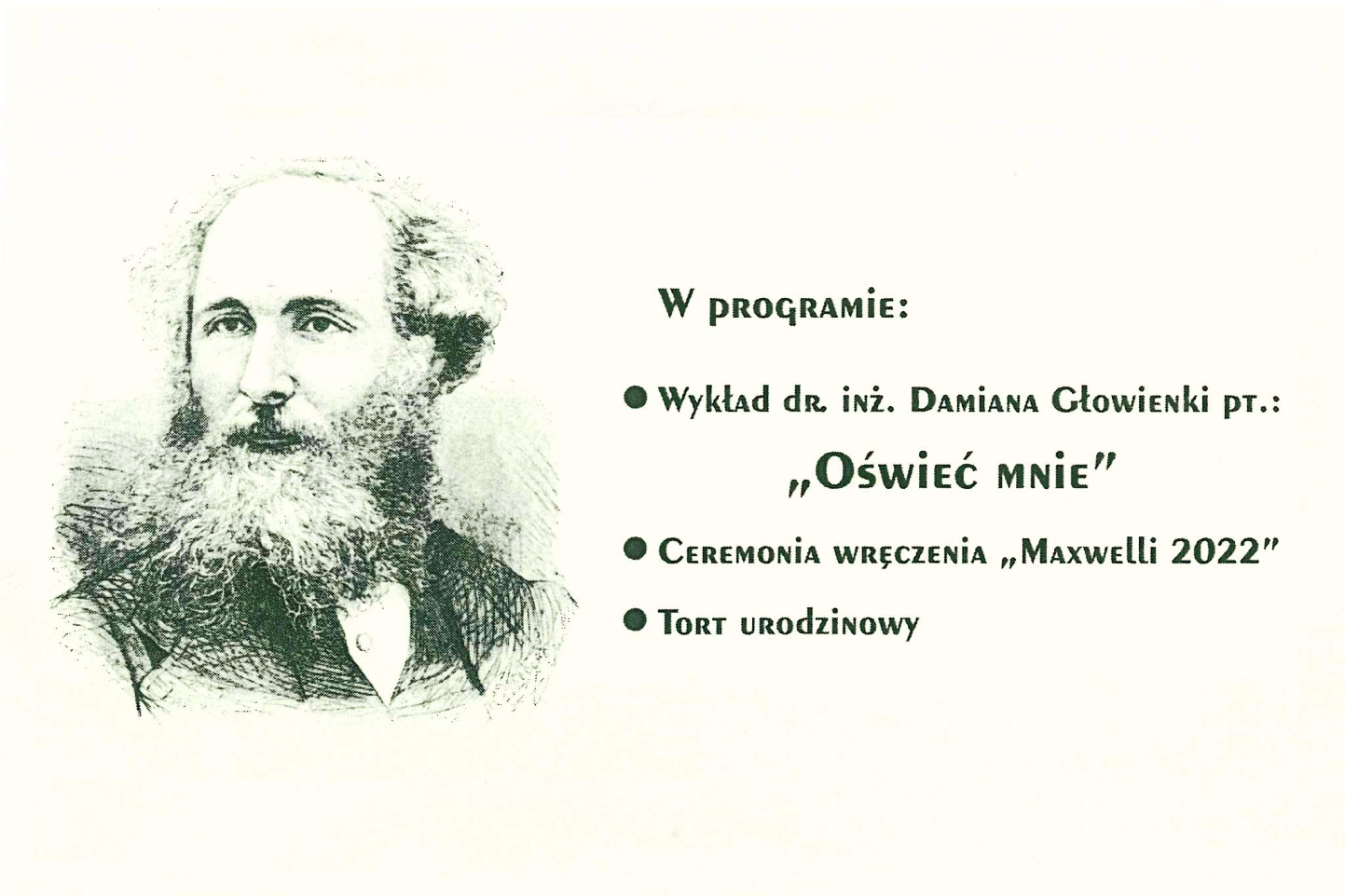Wykład dr. inż. Damiana Głowienki pt.: "Oświeć mnie"