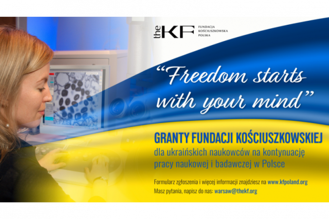 "Freedom starts with your mind" - Granty Fundacji Kościuszkowskiej