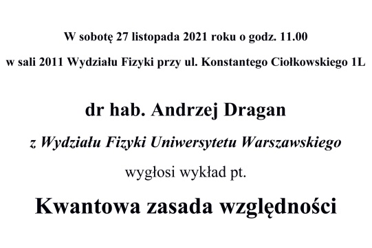 Kwantowa zasada względności