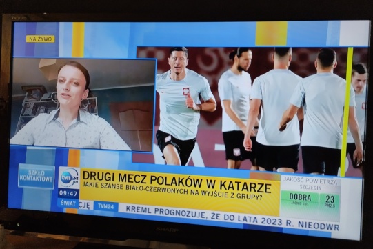 obraz z telewizora
