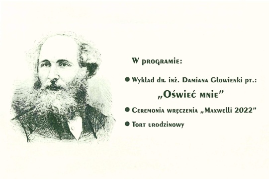 Wykład dr. inż. Damiana Głowienki pt.: "Oświeć mnie"