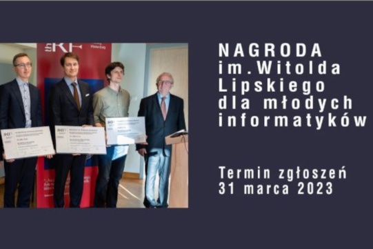 plakat informujący o konkursie