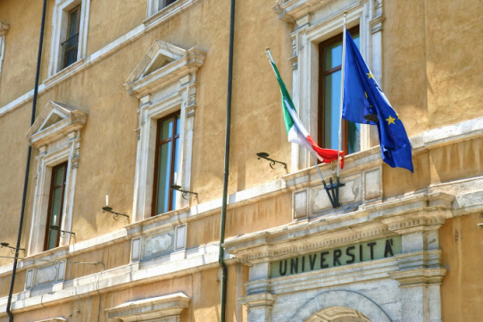 rectorate building at the L'Aquila University