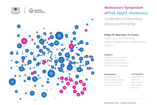plakat Anniversary Symposium of Prof. Józef E. Sienkiewicz