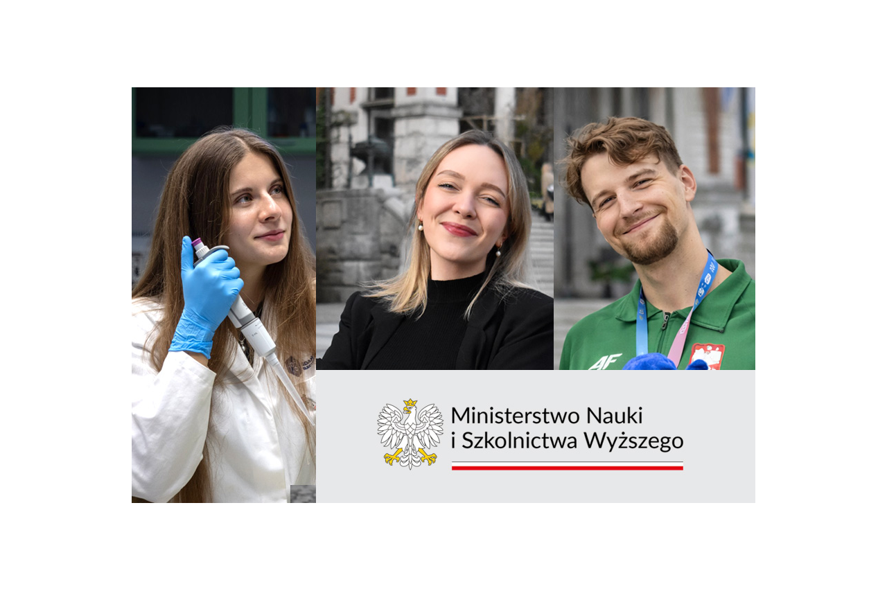 3 osoby oraz logo ministerstwa