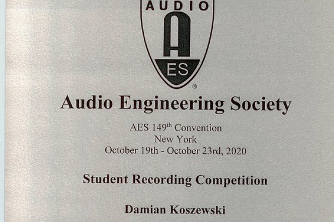 Diploma of Audio Engineering Society 