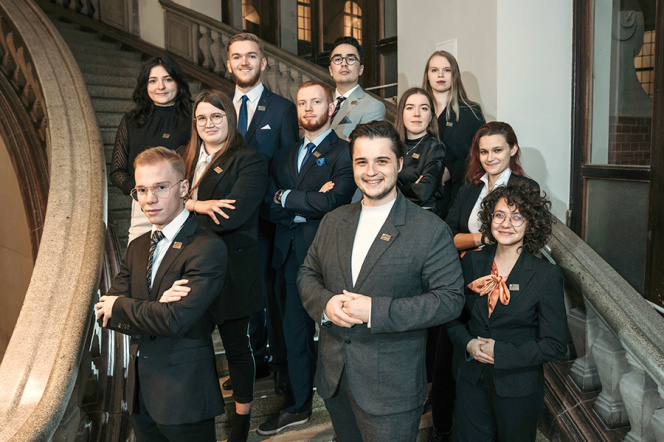 The new board of the Student Self-government of Gdańsk Tech