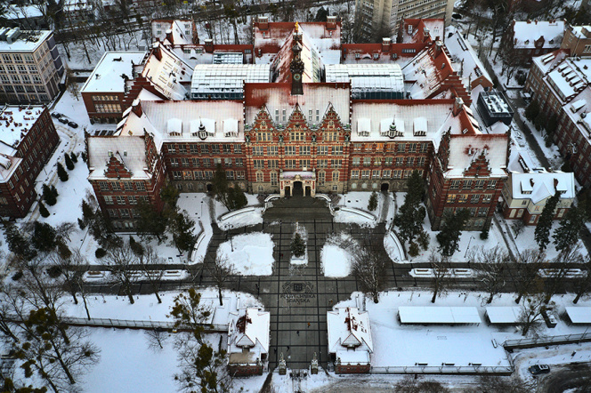 Gdańsk tech bird's view 