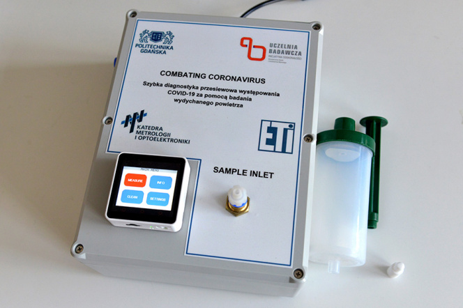 device that analyzes air samples