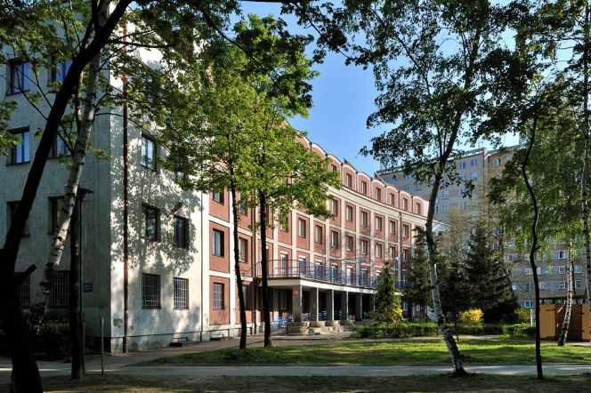 the photo shows the building of the Student's House No. 10 on Wyspiańskiego Street.