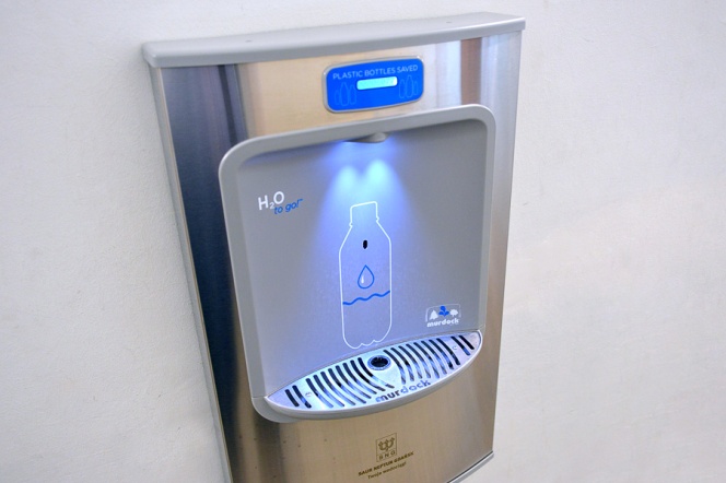 Dispenser on the wall 