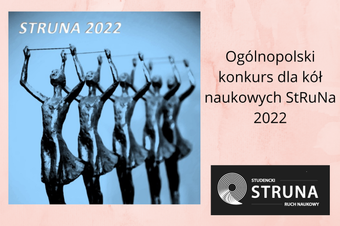zdjęcie przedstawia plakat reklamujący konkurs StRuNa 2022