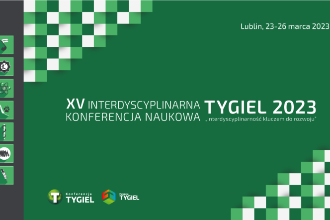 baner reklamujący konferencję TYGIEL 2023