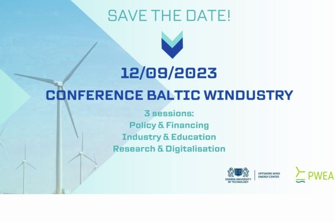 Zaproszenie na konferencję Baltic Windustry 2023