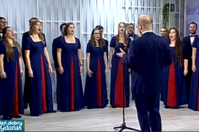 Akademicki Chór PG zaśpiewał w programie „Dzień dobry tu Gdańsk”