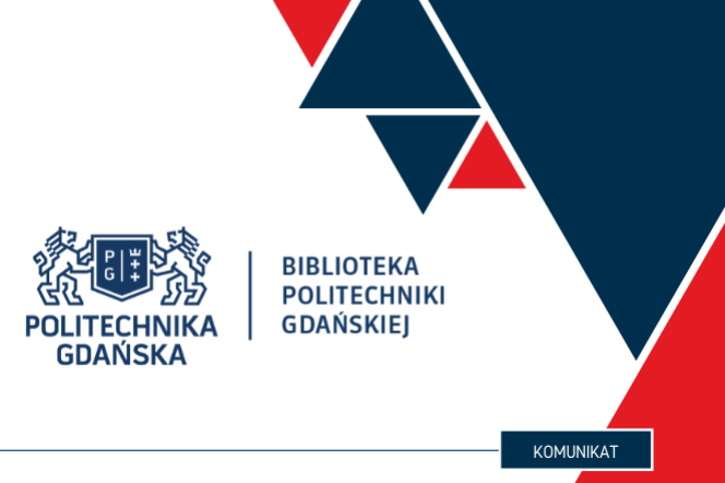 logo Biblioteki Politechniki Gdańskiej, dwa lwy z tarczą