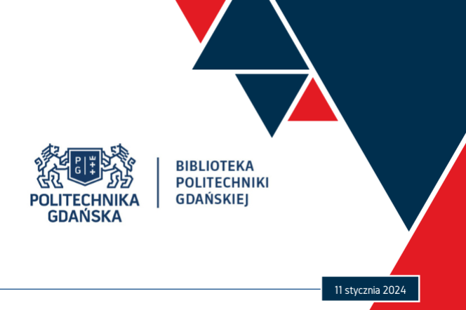 logo Biblioteki Politechniki Gdańskiej, dwa lwy z tarczą