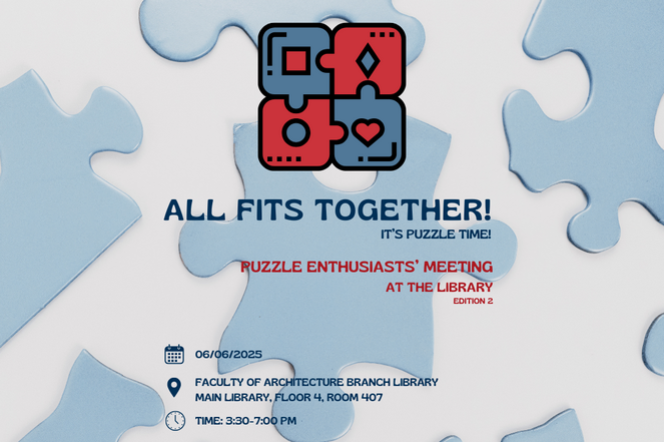 All Fits Together! Puzzle Enthusiasts’ Meeting at the Library. Edition 2