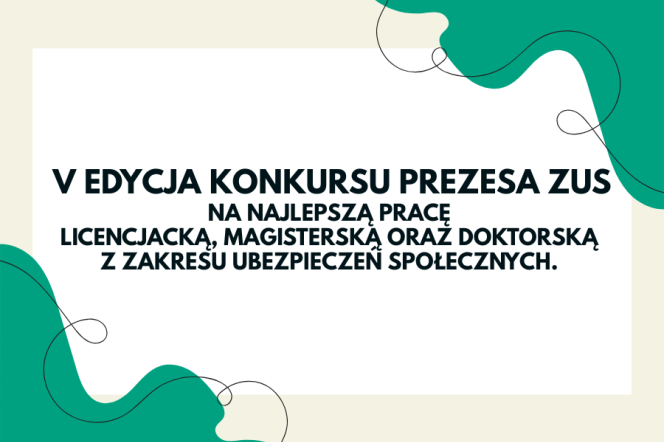 Na zdjęciu informacja o tytule konkursu